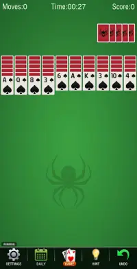 Spider Solitaire Screen Shot 0