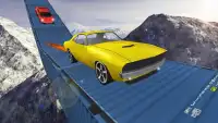 Trilhas impossíveis Jogo 3D de Stunt de carro Screen Shot 8