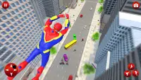 Flying Spider- Superhero Games Screen Shot 1
