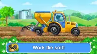 Tractor, car: kids farm games Screen Shot 1