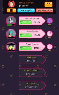 Talent Manager - Idle Music Clicker Screen Shot 5