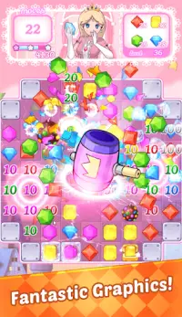 Jewels Princess Puzzle 2020 - Match 3 Puzzle Screen Shot 5