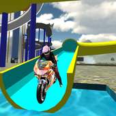 Water Slide Bike DownHill Hero Racing