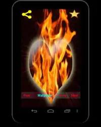 NeOn Burning Hearts Wallpapers Screen Shot 0