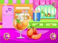Peach ice cream cooking games Screen Shot 7