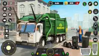 City Trash Truck Driving Games Screen Shot 2