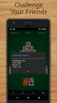 Pyramid Solitaire Free - Classic Card Game Screen Shot 4