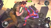 स्पाइडर रोप हीरो: रोबोट गेम्स Screen Shot 2