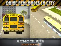 Schoolbusドライビングシミュレータ3D Screen Shot 8