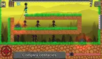 Stickman Warriors: Sniper épico Screen Shot 1