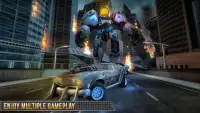 Real Gangster Robot Car Transform Game 2020 Screen Shot 1