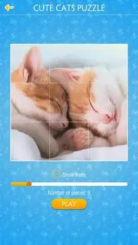 Cute Cats Jigsaw Puzzles Screen Shot 1