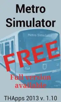 Metro Simulator FREE Screen Shot 0