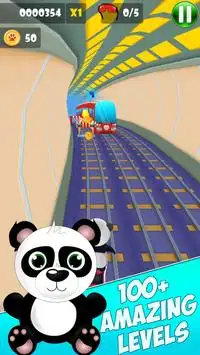 Little Legend Panda Jungle Run Screen Shot 2