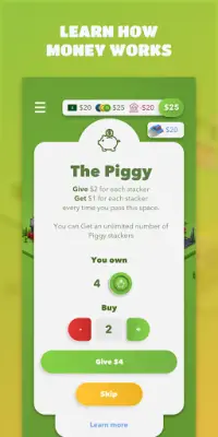 Give-Get Financial Board Game Screen Shot 1