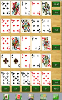 Poker Solitaire card game. Screen Shot 1