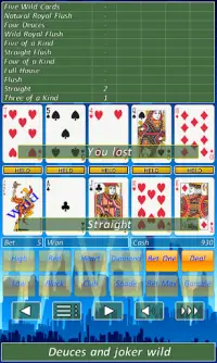 Video Poker Slot Machine. Screen Shot 3