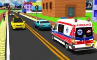 Idle Highway Ambulance Ultra Tycoon : 3D Sim 2019 Screen Shot 1