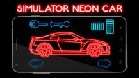 Simulator Neon Car Screen Shot 0