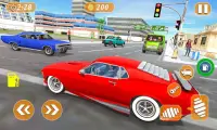 American Muscle Car Simulator 2019: juego de condu Screen Shot 1