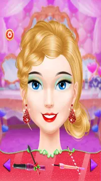 Makeover Cute Girl Salon Dress Up Game Screen Shot 4