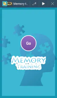 Memory Training Screen Shot 0