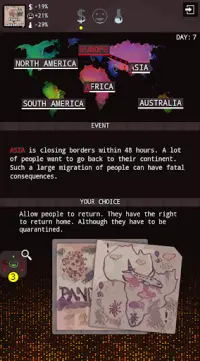 Pandemia: Virus Outbreak Screen Shot 5