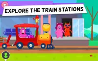 Thị trấn quái vật - Trò chơi xe lửa cho bé Screen Shot 14