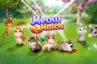 야옹 매치: 귀여운 고양이 매치-3 퍼즐 모험 Screen Shot 2