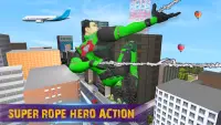 Spider Rope Hero Mafia Town - Gangster Games 2021 Screen Shot 1