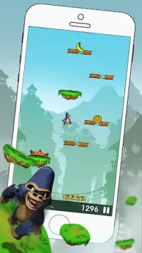 Gorilla Jump - Free Action Jump Game Screen Shot 4