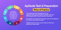 Aptitude Test and Preparation Screen Shot 0
