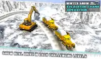 Winter Snow Excavator Crane Op Screen Shot 13