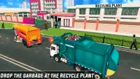 City Trash Truck Simulator-Waste Transporter 2019 Screen Shot 3