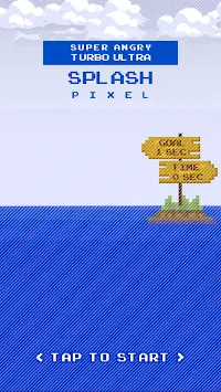 Super Angry Splash Pixel Screen Shot 0