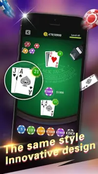 Blackjack 21 Pro Screen Shot 1