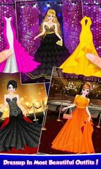 Prom Party Fashion Doll Salon Dress Up Game Screen Shot 8