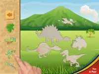 Permainan puzzle dinosaurus - game edukasi Screen Shot 6