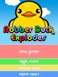 Robber Duck Explodes Screen Shot 5