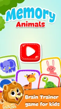 Animals Memory Game - Learn & Games for Kids Screen Shot 0