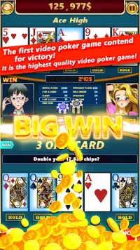 Video Poker :  Battle Poker Screen Shot 2