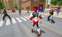 super eroi missione di salvataggio robot volante Screen Shot 1