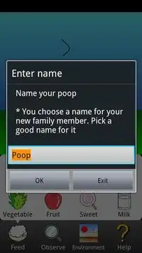 Poop Criação Simulator Móvel Screen Shot 2