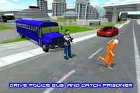 Polícia Bus Driver Prisoner Screen Shot 0