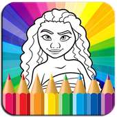 Coloring Book for Moanna