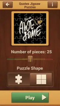 Motywujące Cytaty Puzzle Hry Screen Shot 7