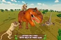 singa tertinggi vs dinosaurus: petualangan liar Screen Shot 7