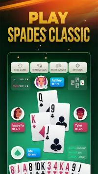 Spades Offline - Card Game Screen Shot 0