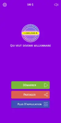 Qui veut devenir millionnaire + | Jeu de Quiz 2020 Screen Shot 0
