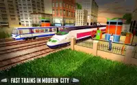 Modern City Train Condução: Indian Train Sim 2018 Screen Shot 14